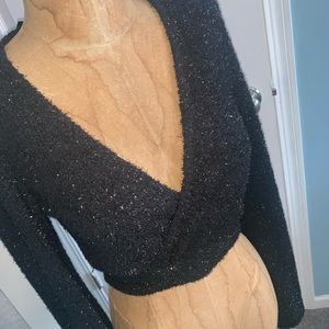 Black Fashion Nova Crop Top